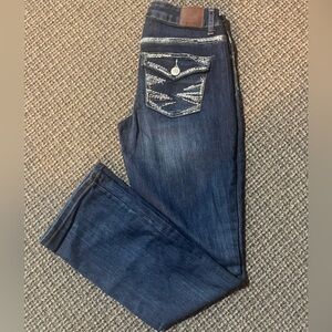 Maurices Dark Blue Boot Cut Jeans